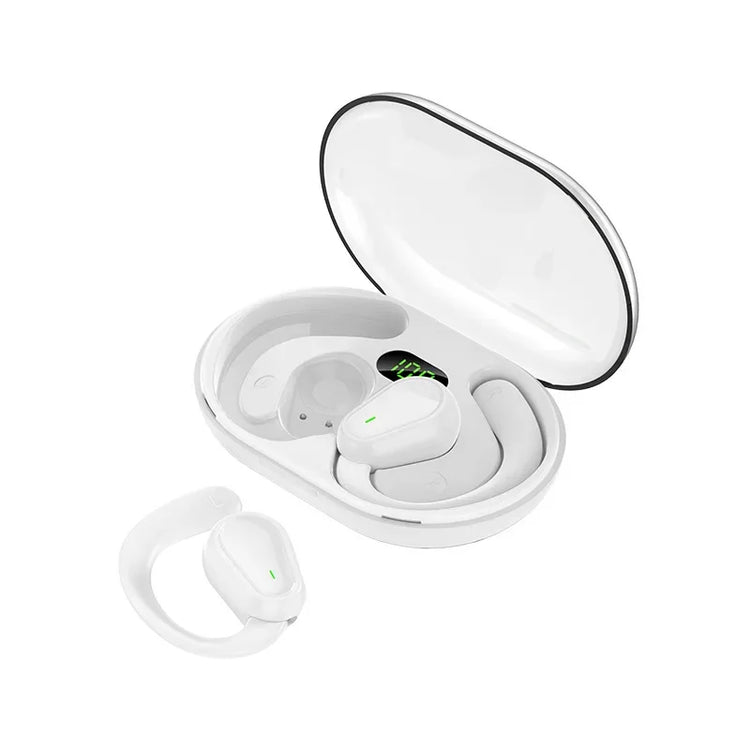Wireless Bluetooth 5.3 headphones with ear hooks, HiFi stereo sound, waterproof design, noise reduction, for Xiaomi by The Techie Den.
