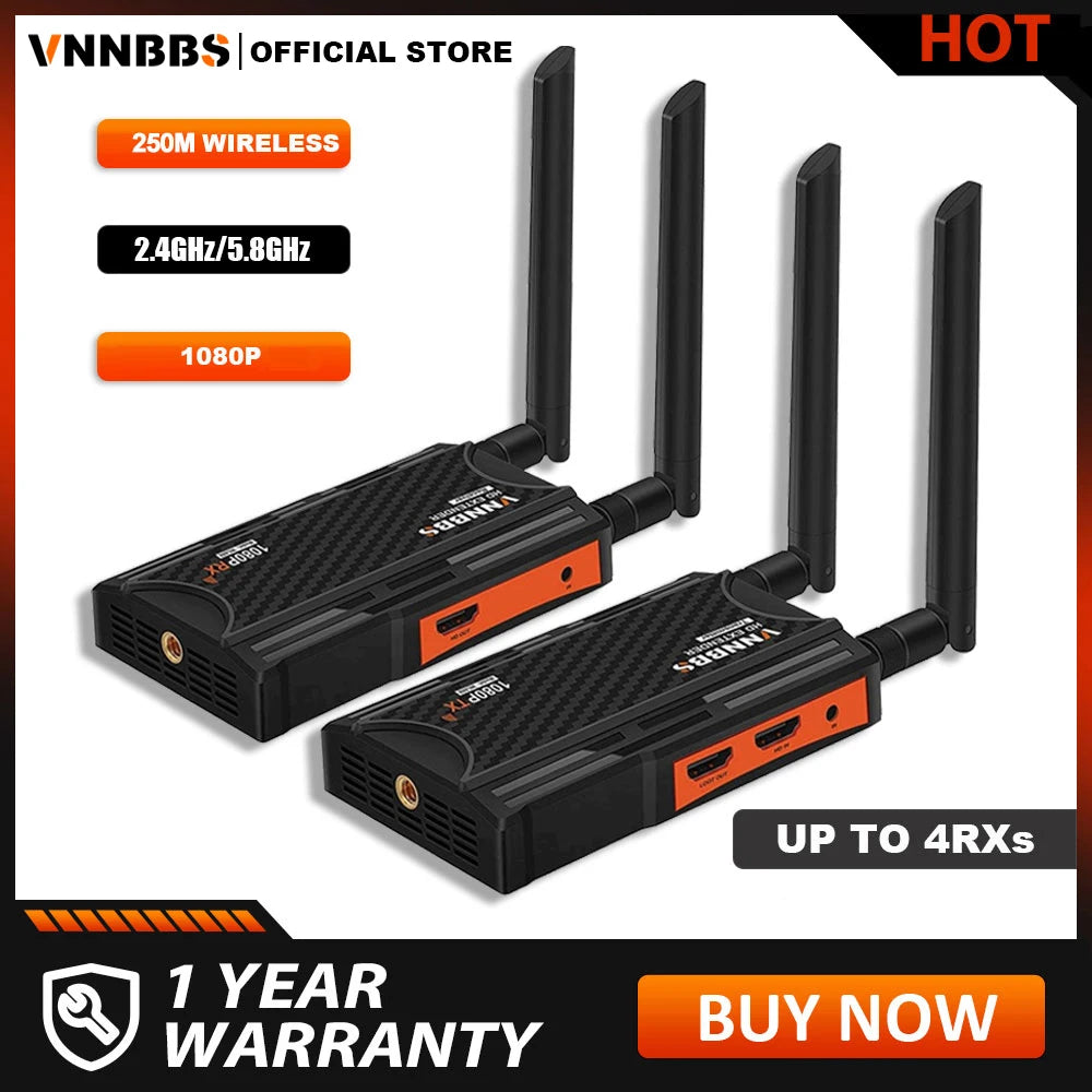 Wireless HDMI Transmitter and Receiver