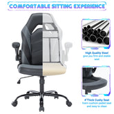 Ergonomic Chair Adjustable Swivel with Flip-up Armrest. - The Techie Den