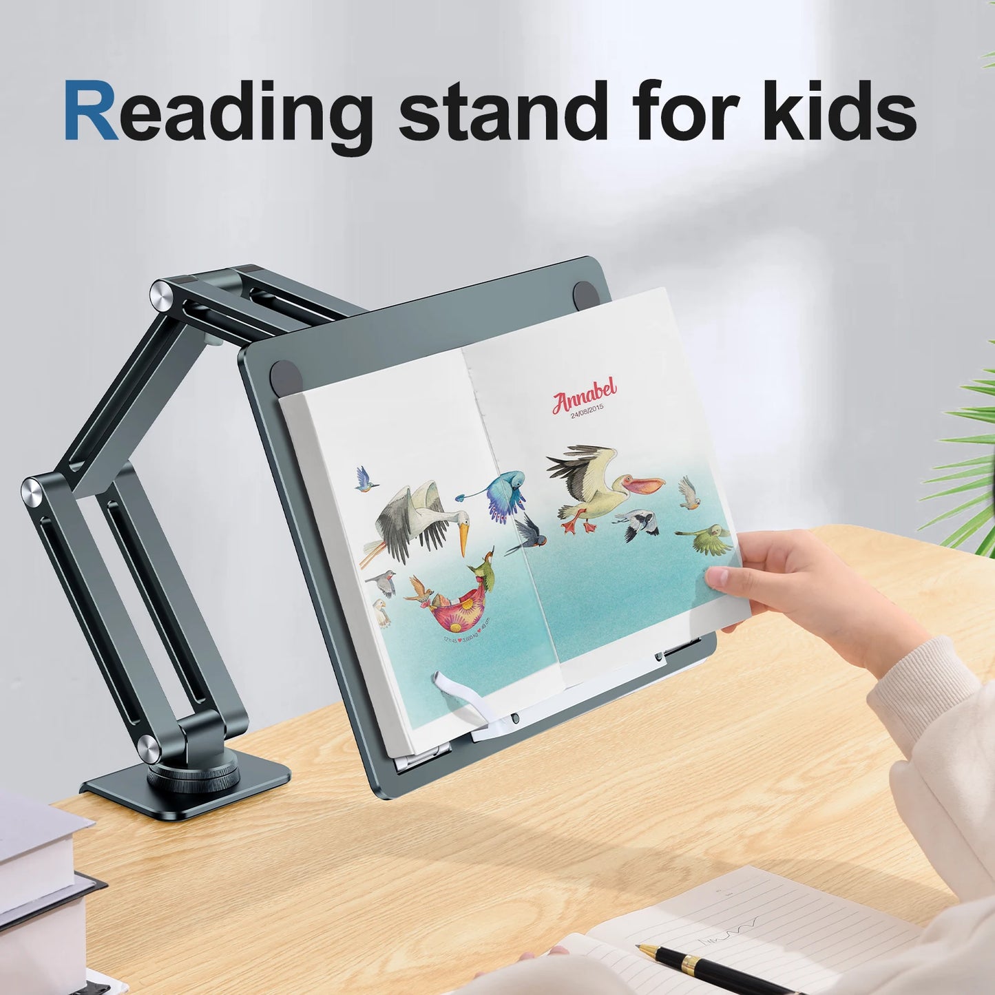 Laptop Stand Clamp 360°Rotating Reading Stand