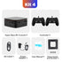 Intel N100 Game PC box with Windows 11 Pro and Batocera 40, 2TB HDD, showcasing gaming interface and connected retro controllers.