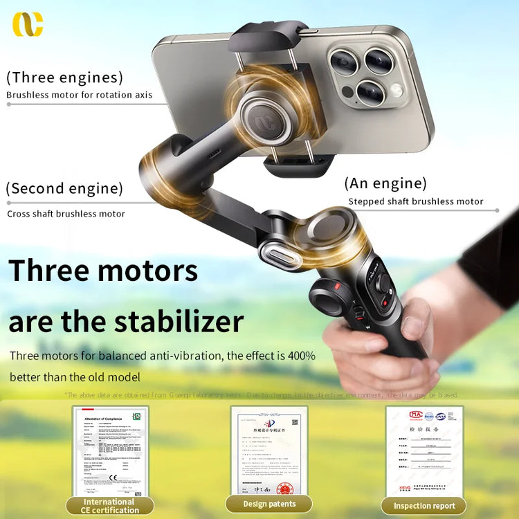 Handheld Gimbal Stabilizer for Smartphone - The Techie Den