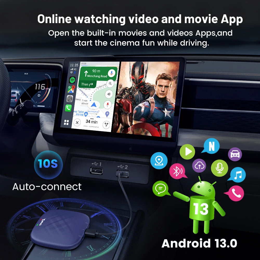 Carlinkit CarPlay Ai TV Box Wireless CarPlay