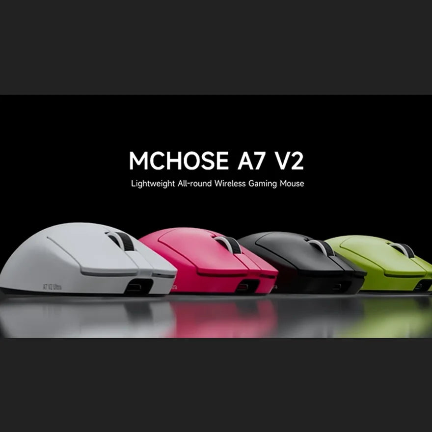Lightweight wireless gaming mouse from The Techie Den with tri-mode connectivity and up to 42,000 DPI for precision.