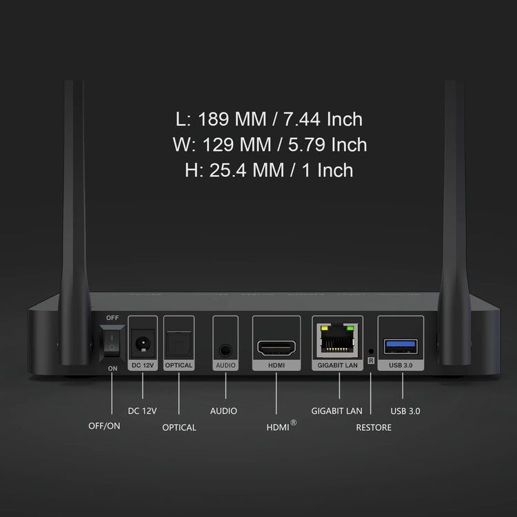 zidoo Z9X 8K- 8K HDR Media Player,  Android 11 OS, Amlogic S928X-K  Processor 6G+64G, VPU Video Engine&VS10 Image Engine - The Techie Den