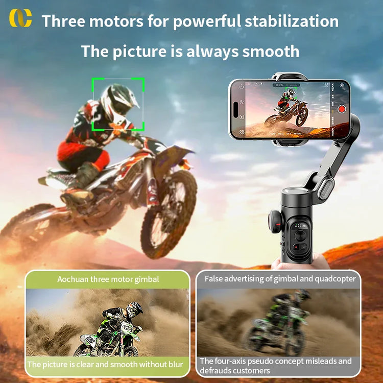 Handheld Gimbal Stabilizer for Smartphone - The Techie Den