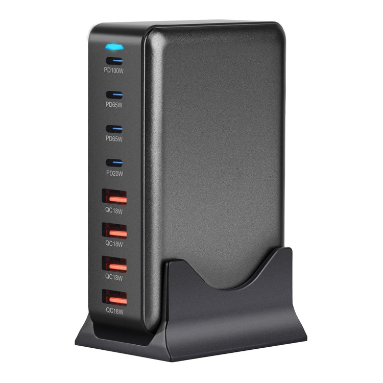 320W Charger USB C Fast Desktop 8-port - The Techie Den