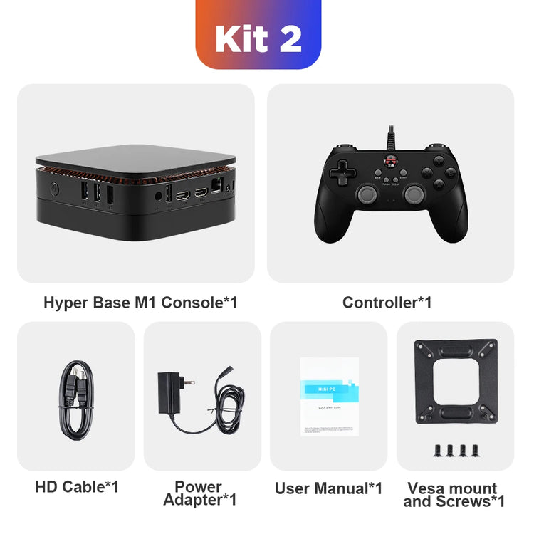 Intel N100 Game PC Box by The Techie Den with Windows 11 Pro, 2TB HDD, 80+ emulators, and 52,000+ retro video games.