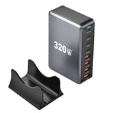 320W Charger USB C Fast Desktop 8-port - The Techie Den