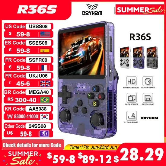 Retro Handheld Video Game Console - The Techie Den