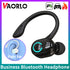 Wireless Bluetooth earphones by The Techie Den with HD mic, noise-canceling earbuds, ear hook, waterproof design, and HIFI bass.
