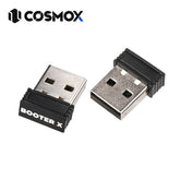 Haute42 Cosmox Booter X Xbox One wireless adapter for Hautepad controller, compact black device with ports and LED indicator.