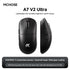Lightweight wireless gaming mouse by The Techie Den, Mchose A7 V2 Pro Ultra, with tri-mode connectivity and up to 42,000 DPI.