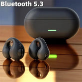 Wireless T75 Bone Conduction Headphones by The Techie Den with Bluetooth 5.3, waterproof design, sports earphones, HiFi sound, TWS headset