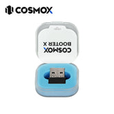 Haute42 Cosmox Booter X Xbox One wireless adapter for Hautepad controller, shown connected to the controller with a sleek black design.