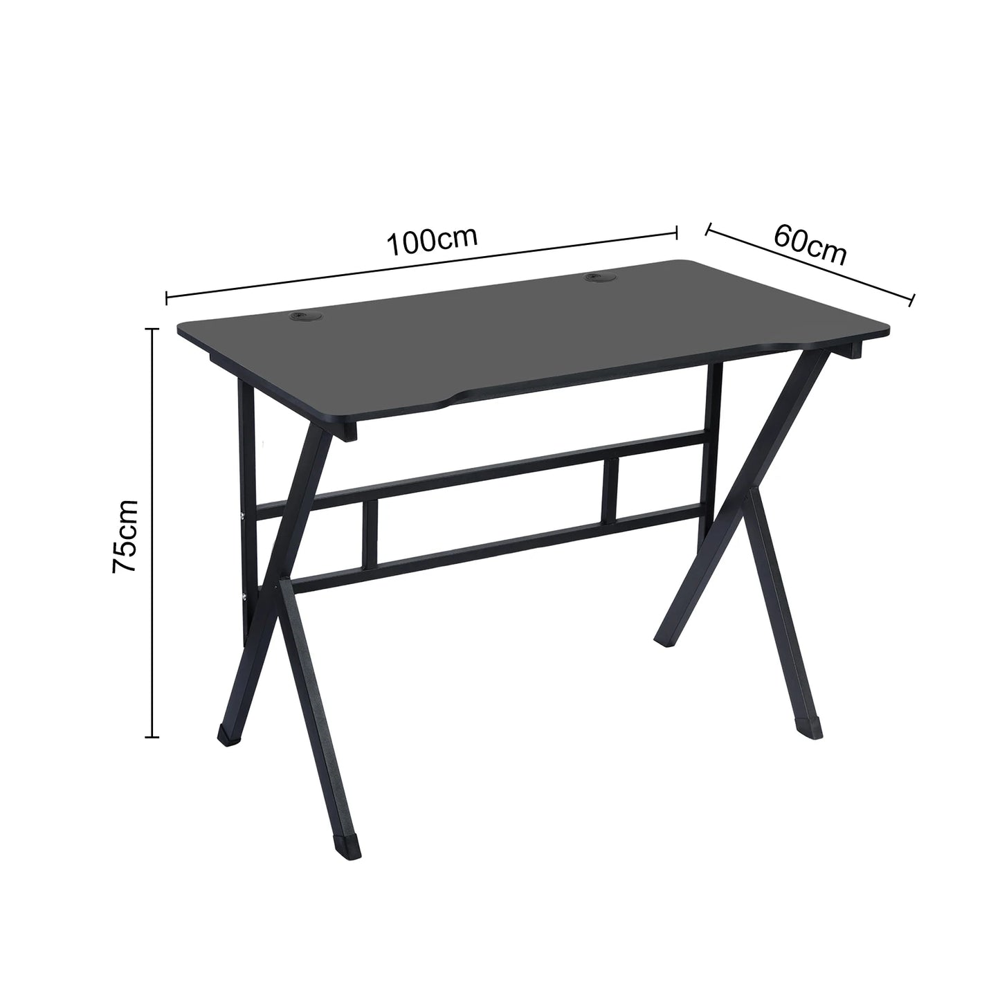 Ergonomic Black Table Gamer Workstation