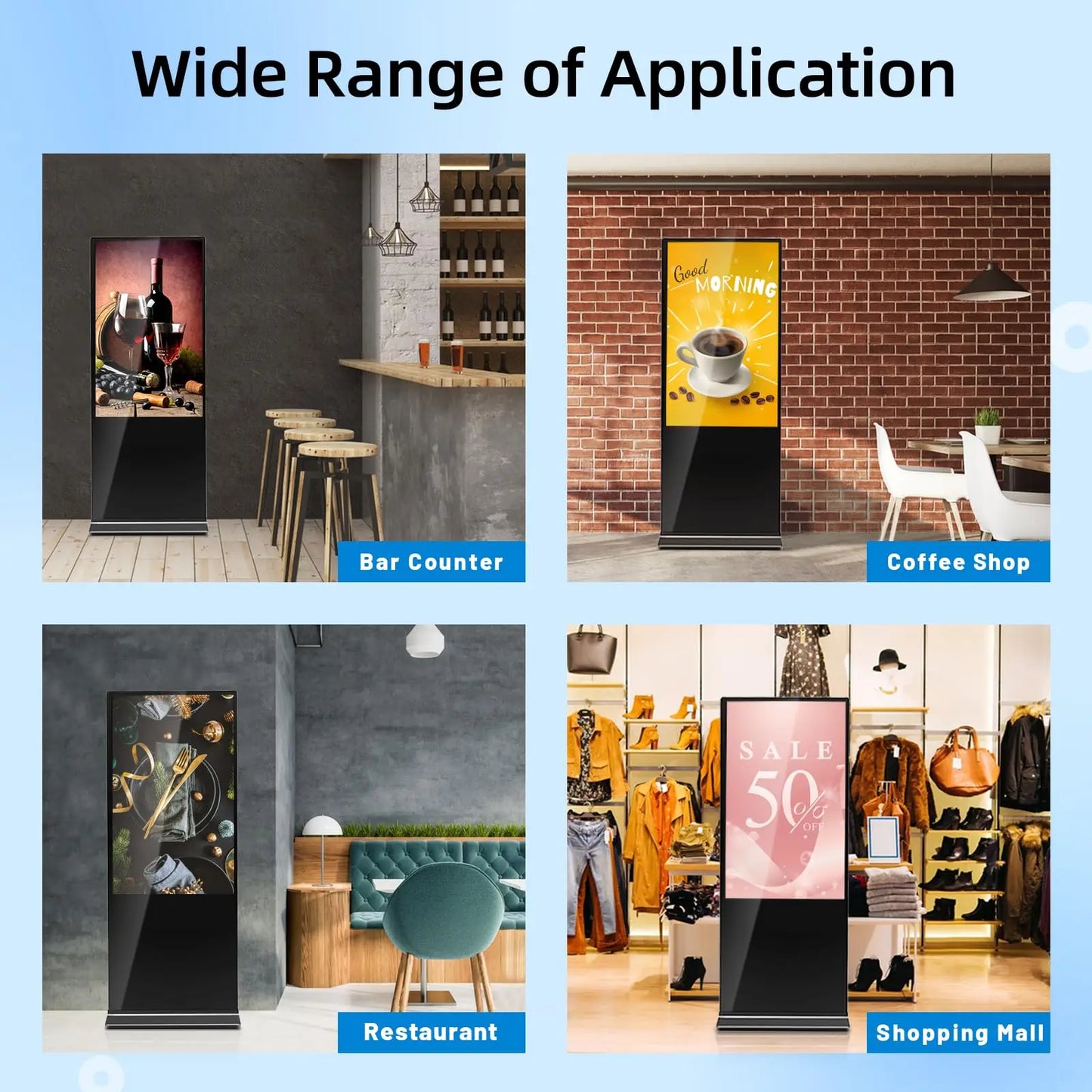 Digital Signage Advertising Display Kiosk