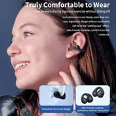 Wireless Bluetooth T75 Bone Conduction Headphones by The Techie Den, waterproof sports earphones with high-fidelity sound and TWS design.