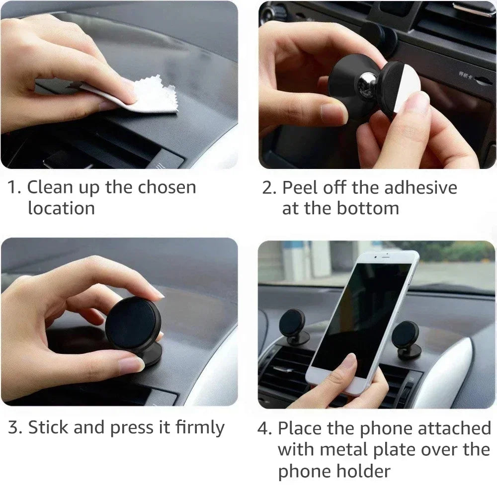 Magnetic Car Phone Holder Mount Bracket