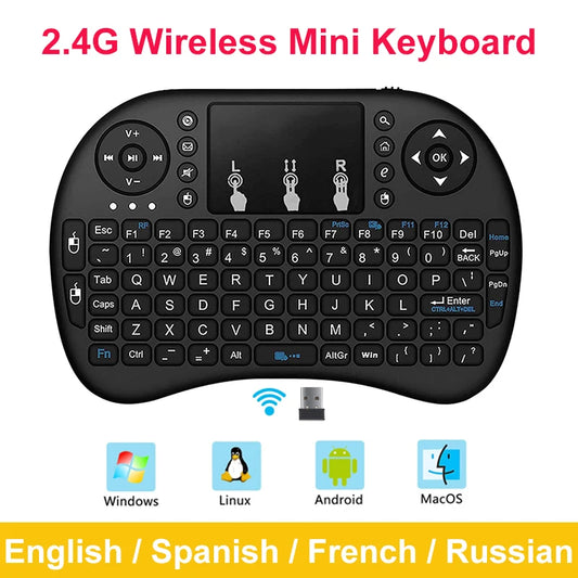 2.4G Wireless Mini Keyboard With Touchpad