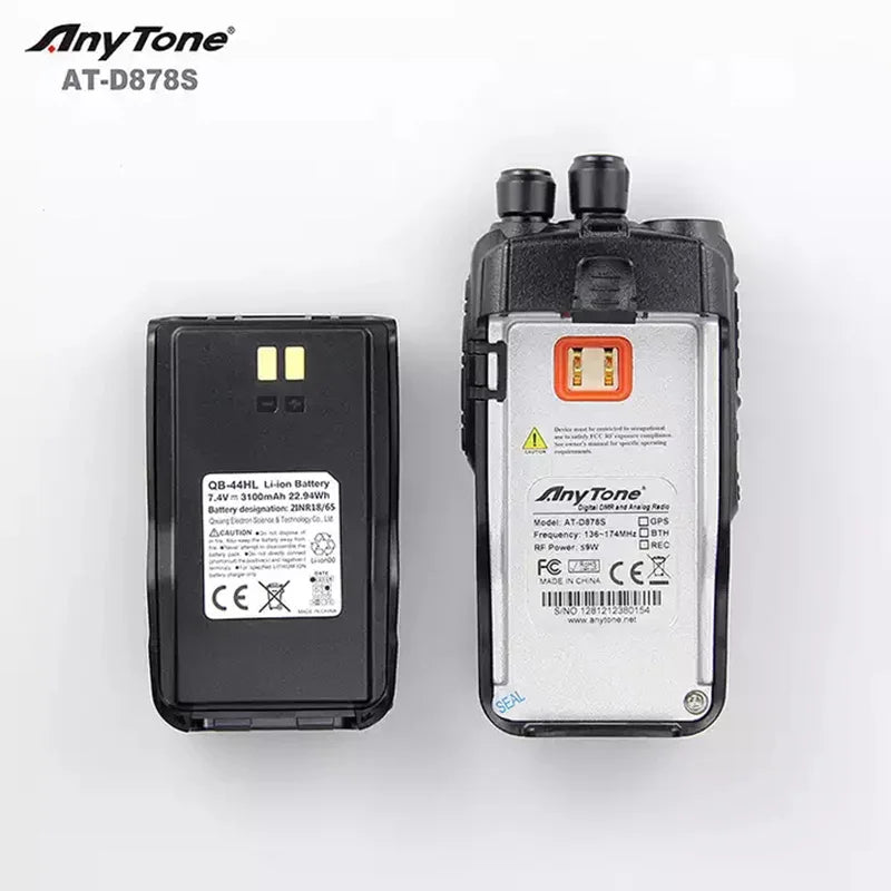 Portable Two way radio GPS BT DMR Walki talki 66-88Mhz - The Techie Den