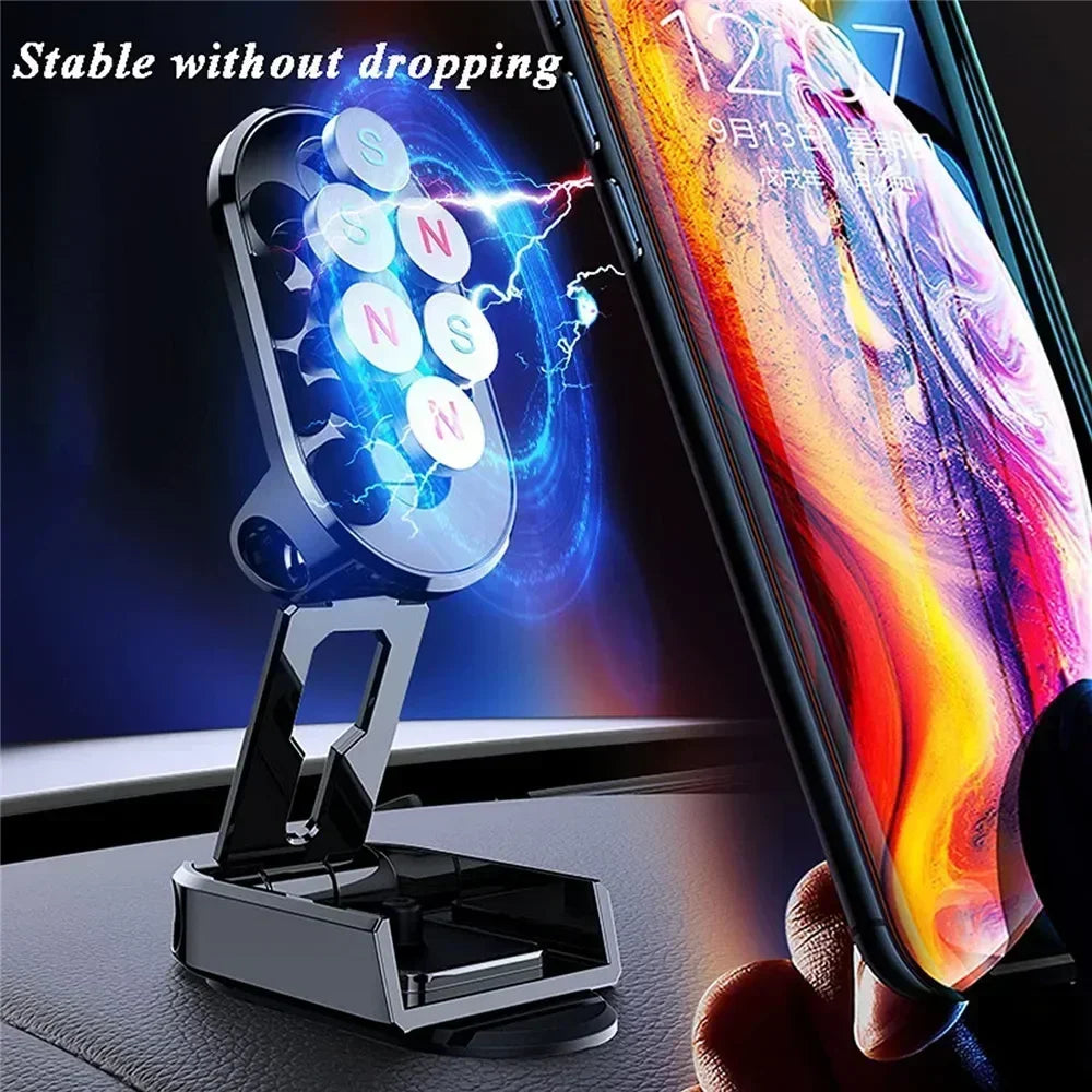 Magnetic Car Phone Holder Foldable