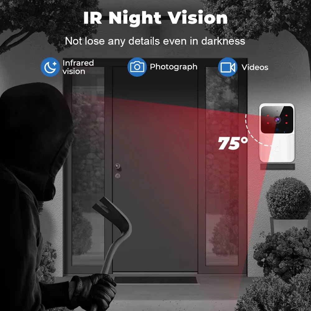 Security Smart Home Door Bell WiFi Intercom for Home