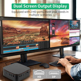 Intel N100 Game PC Box with Windows 11 Pro and Batocera 40, 2TB HDD, 80+ emulators, and 52000+ retro video games.