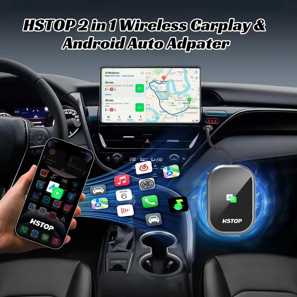 Wireless CarPlay Adapter Converts Wired To Wireless