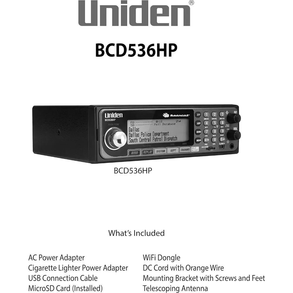 2 Base/Mobile Scanner with HPDB and Wi-Fi.